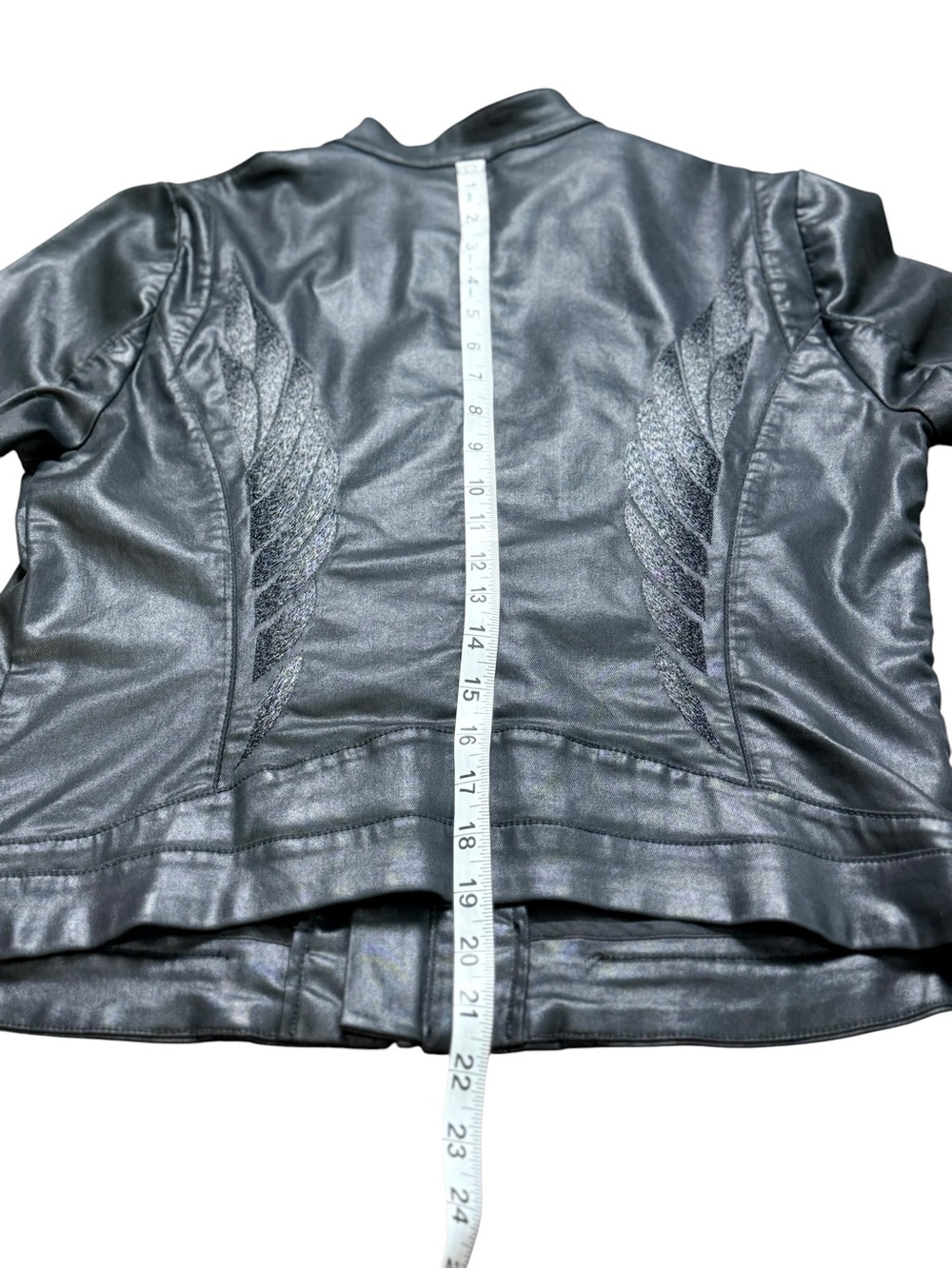 Harley-Davidson Winged Back Coated Jacket Black Women’s M 98402-19VW - Picture 13 of 14